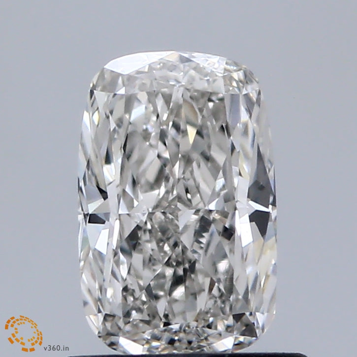 0.84 Carat Cushion Lab Grown Diamond, Very Good Polish, G Color, VS1 Clarity
