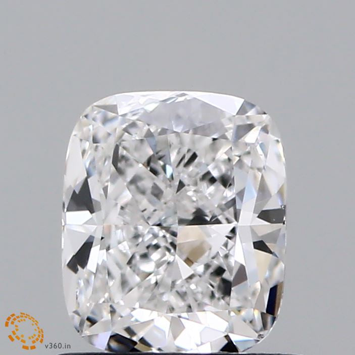 0.90 Carat Cushion Lab Grown Diamond, Excellent Polish, E Color, VS2 Clarity