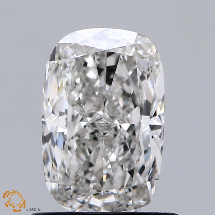 0.97 Carat Cushion Lab Grown Diamond, Excellent Polish, F Color, VS1 Clarity