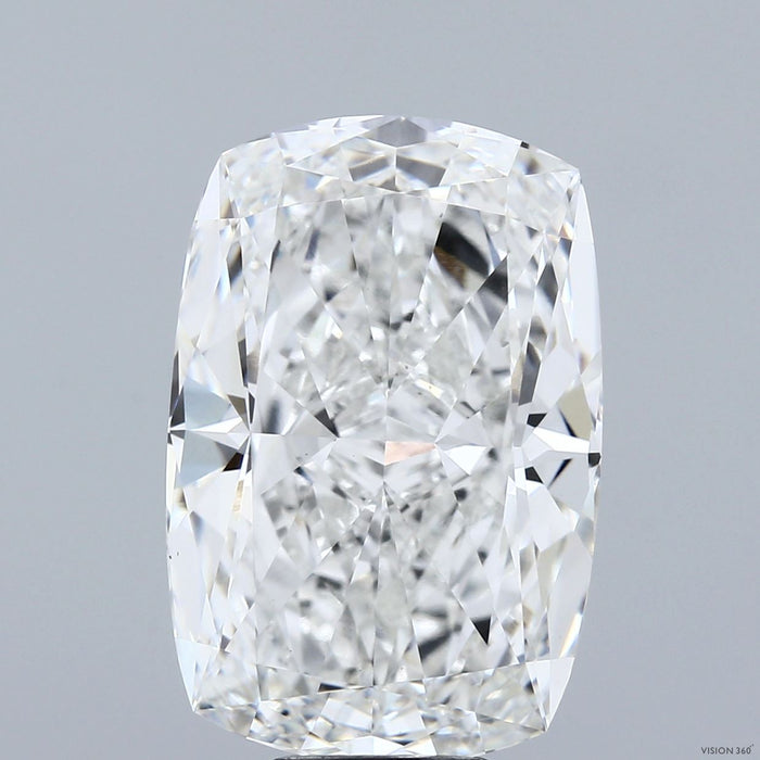 10.07 Carat Cushion Lab Grown Diamond, Excellent Polish, E Color, VVS2 Clarity