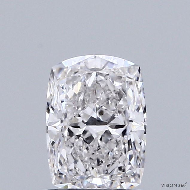 1.02 Carat Cushion Lab Grown Diamond, Excellent Polish, E Color, VVS2 Clarity