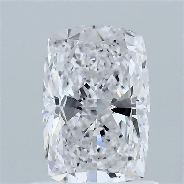 1.03 Carat Cushion Lab Grown Diamond, Excellent Polish, D Color, VVS2 Clarity