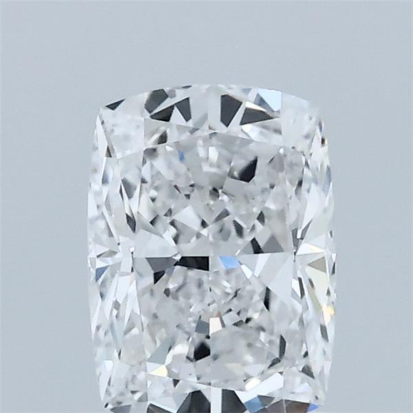 1.03 Carat Cushion Lab Grown Diamond, Excellent Polish, D Color, VVS2 Clarity