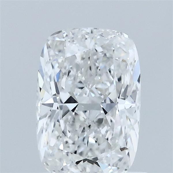 1.06 Carat Cushion Lab Grown Diamond, Excellent Polish, D Color, VVS2 Clarity