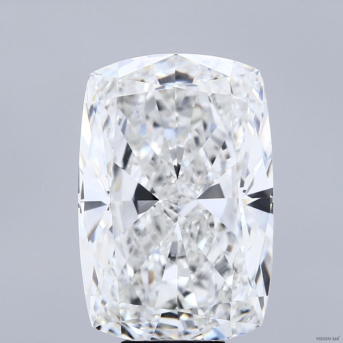 10.81 Carat Cushion Lab Grown Diamond, Excellent Polish, F Color, VVS2 Clarity