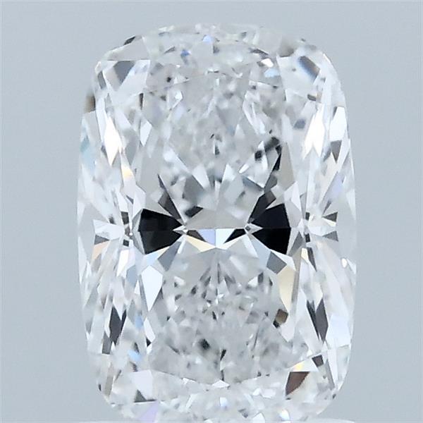 1.39 Carat Cushion Lab Grown Diamond, Excellent Polish, D Color, VVS2 Clarity