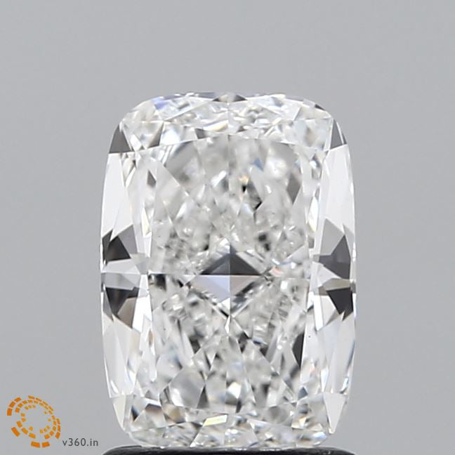 1.40 Carat Cushion Lab Grown Diamond, Excellent Polish, E Color, VS1 Clarity