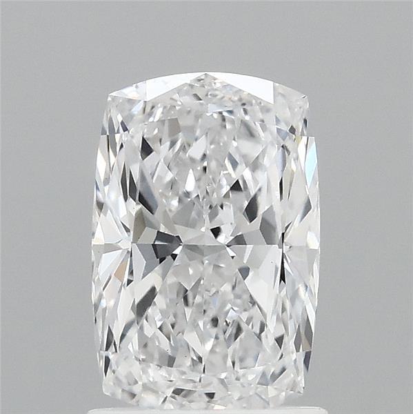1.41 Carat Cushion Lab Grown Diamond, Excellent Polish, D Color, VVS2 Clarity