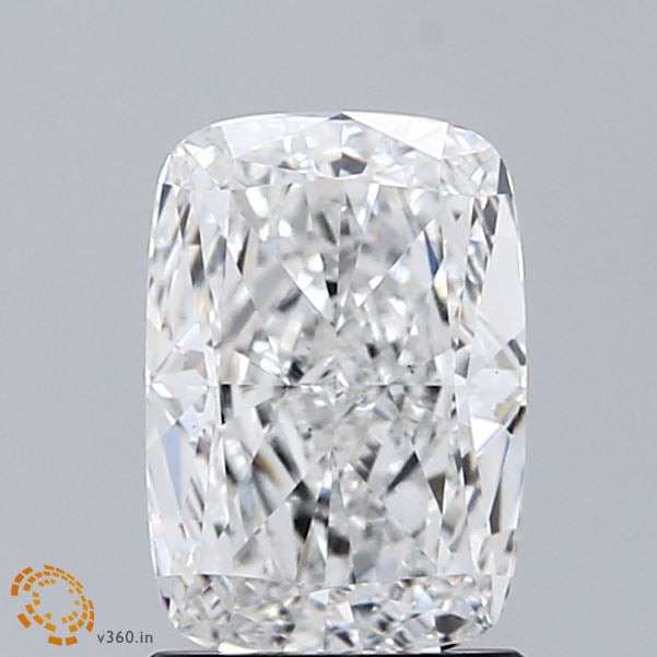 1.42 Carat Cushion Lab Grown Diamond, Excellent Polish, E Color, VS1 Clarity