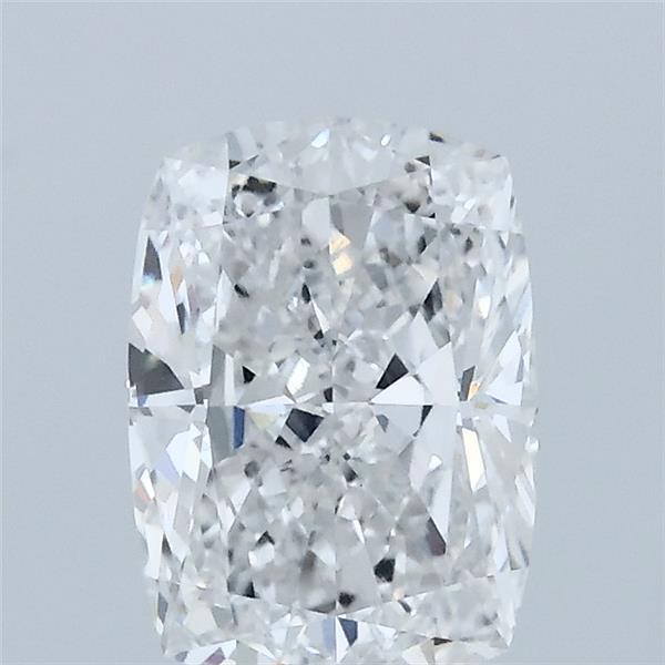 1.50 Carat Cushion Lab Grown Diamond, Excellent Polish, D Color, VVS2 Clarity