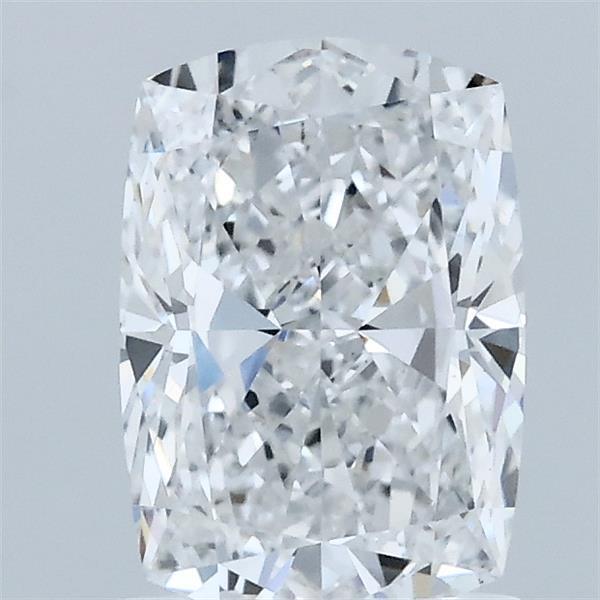 1.51 Carat Cushion Lab Grown Diamond, Excellent Polish, D Color, VS1 Clarity
