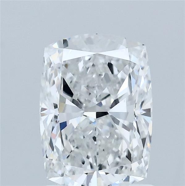1.51 Carat Cushion Lab Grown Diamond, Excellent Polish, D Color, VVS2 Clarity