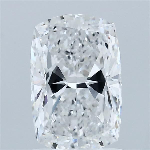 1.52 Carat Cushion Lab Grown Diamond, Excellent Polish, D Color, VVS2 Clarity