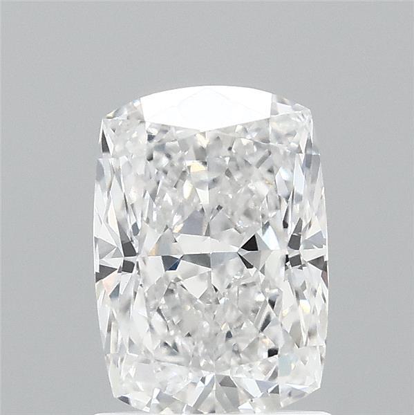 1.52 Carat Cushion Lab Grown Diamond, Excellent Polish, D Color, VVS2 Clarity