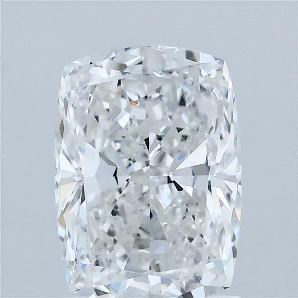 1.53 Carat Cushion Lab Grown Diamond, Excellent Polish, E Color, VVS2 Clarity