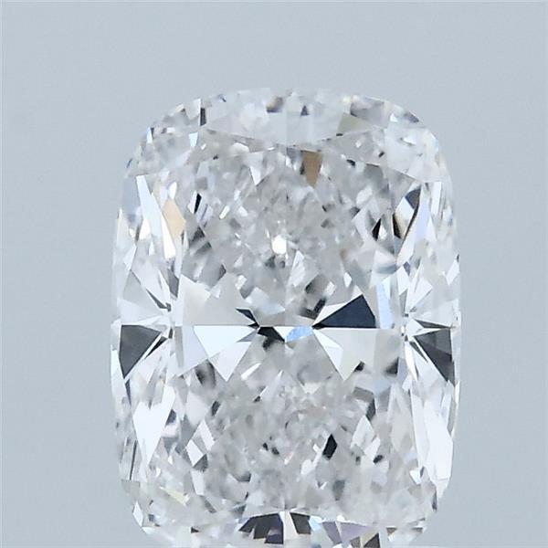 1.53 Carat Cushion Lab Grown Diamond, Excellent Polish, E Color, VVS2 Clarity