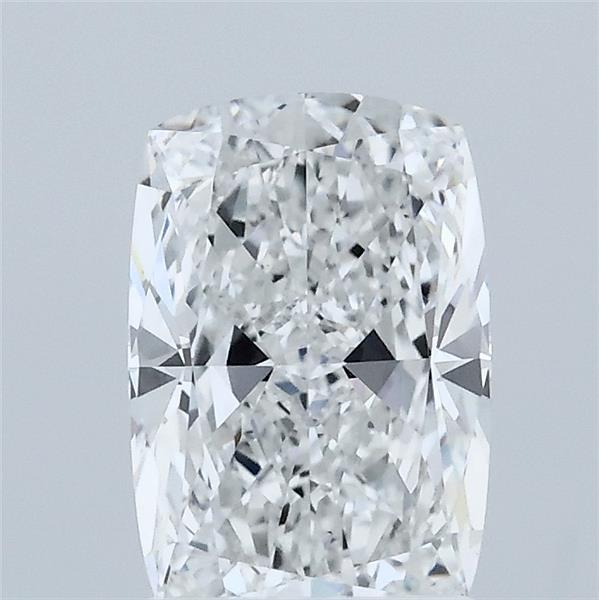 1.57 Carat Cushion Lab Grown Diamond, Excellent Polish, E Color, VS1 Clarity