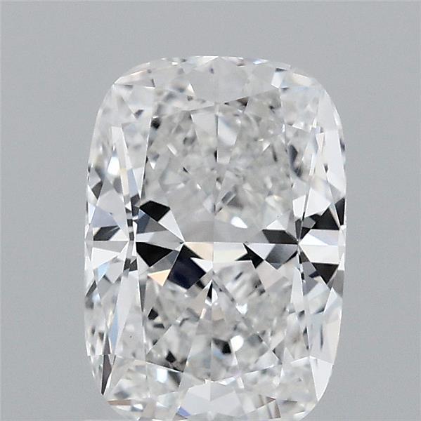1.57 Carat Cushion Lab Grown Diamond, Excellent Polish, E Color, VS1 Clarity