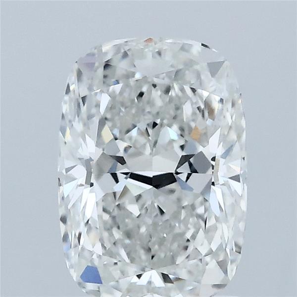 1.58 Carat Cushion Lab Grown Diamond, Excellent Polish, F Color, VVS2 Clarity