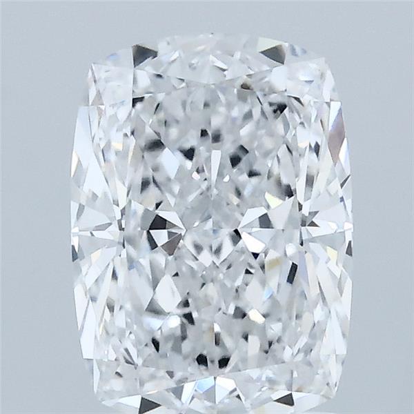 1.85 Carat Cushion Lab Grown Diamond, Excellent Polish, D Color, VVS2 Clarity