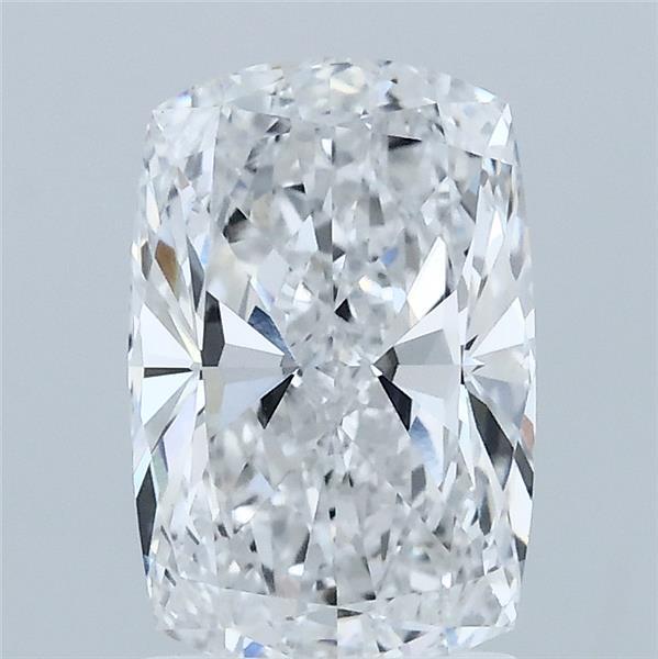 2.01 Carat Cushion Lab Grown Diamond, Excellent Polish, D Color, VVS2 Clarity
