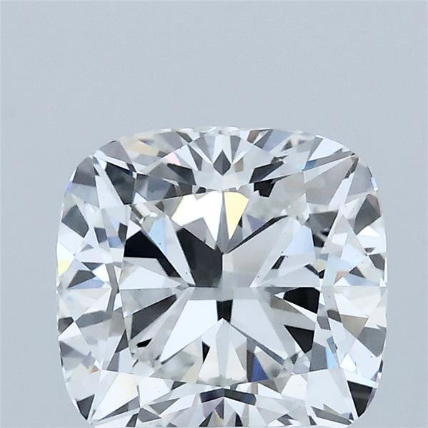 2.01 Carat Cushion Lab Grown Diamond, Excellent Polish, E Color, VS1 Clarity