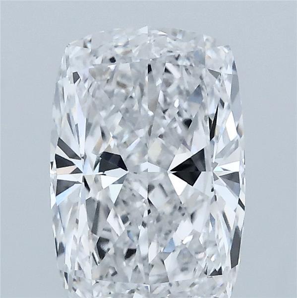 2.02 Carat Cushion Lab Grown Diamond, Excellent Polish, D Color, VVS2 Clarity