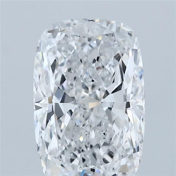 2.02 Carat Cushion Lab Grown Diamond, Excellent Polish, D Color, VVS2 Clarity