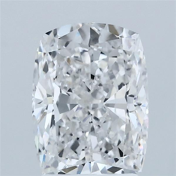 2.02 Carat Cushion Lab Grown Diamond, Excellent Polish, E Color, VVS2 Clarity