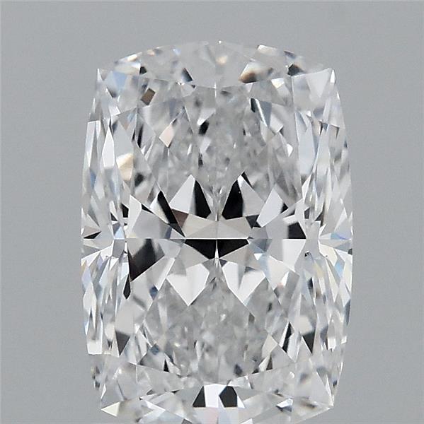 2.03 Carat Cushion Lab Grown Diamond, Excellent Polish, D Color, VVS2 Clarity