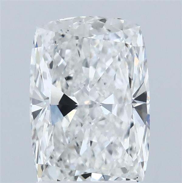 2.03 Carat Cushion Lab Grown Diamond, Excellent Polish, E Color, VS1 Clarity