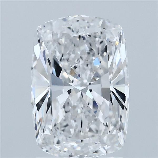 2.05 Carat Cushion Lab Grown Diamond, Excellent Polish, D Color, VS1 Clarity