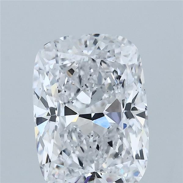 2.05 Carat Cushion Lab Grown Diamond, Excellent Polish, D Color, VS2 Clarity