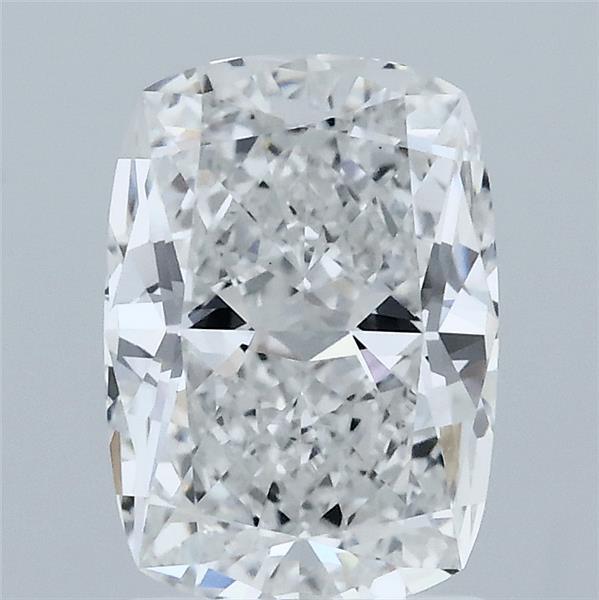 2.05 Carat Cushion Lab Grown Diamond, Excellent Polish, E Color, VS1 Clarity