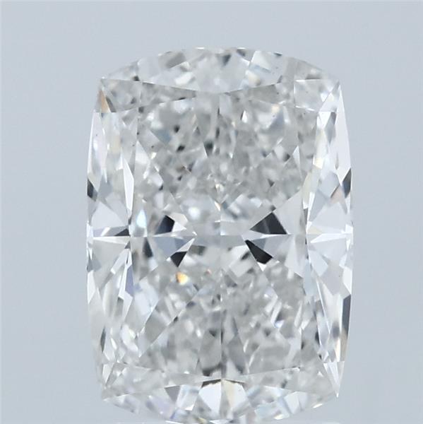 2.05 Carat Cushion Lab Grown Diamond, Excellent Polish, F Color, VS1 Clarity