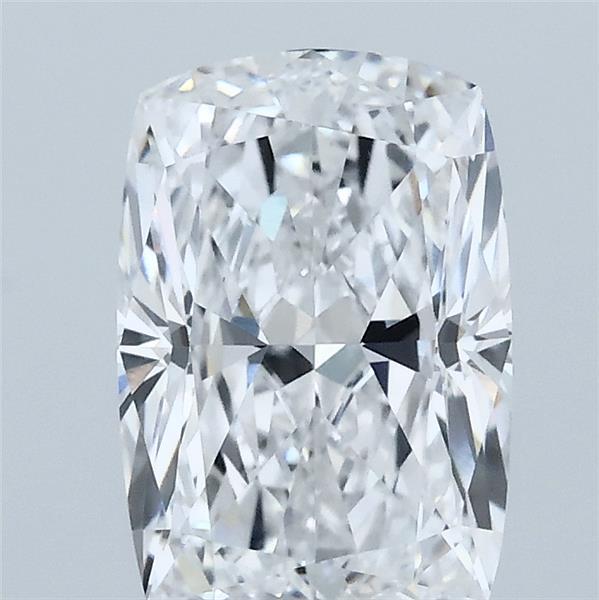 2.06 Carat Cushion Lab Grown Diamond, Excellent Polish, D Color, VVS2 Clarity