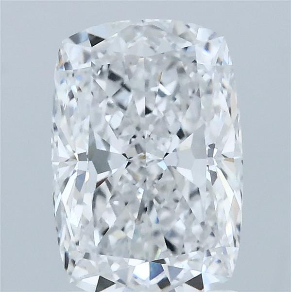 2.07 Carat Cushion Lab Grown Diamond, Excellent Polish, D Color, VVS2 Clarity