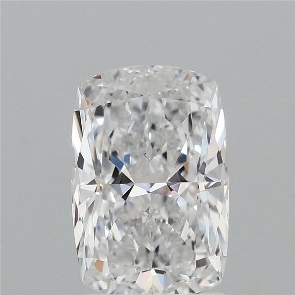 2.08 Carat Cushion Lab Grown Diamond, Excellent Polish, D Color, VVS1 Clarity