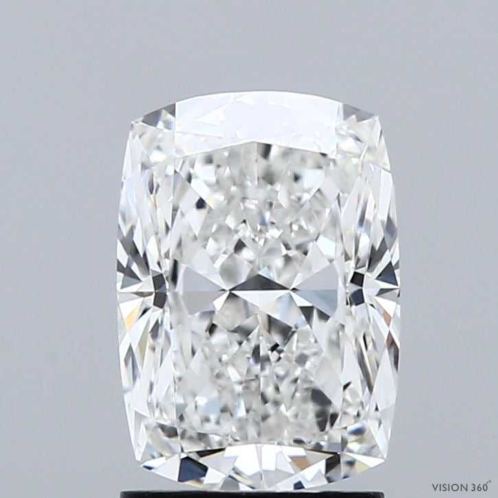 2.08 Carat Cushion Lab Grown Diamond, Excellent Polish, E Color, VVS2 Clarity