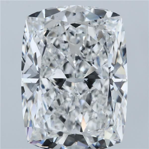 21.02 Carat Cushion Lab Grown Diamond, Excellent Polish, E Color, VVS2 Clarity