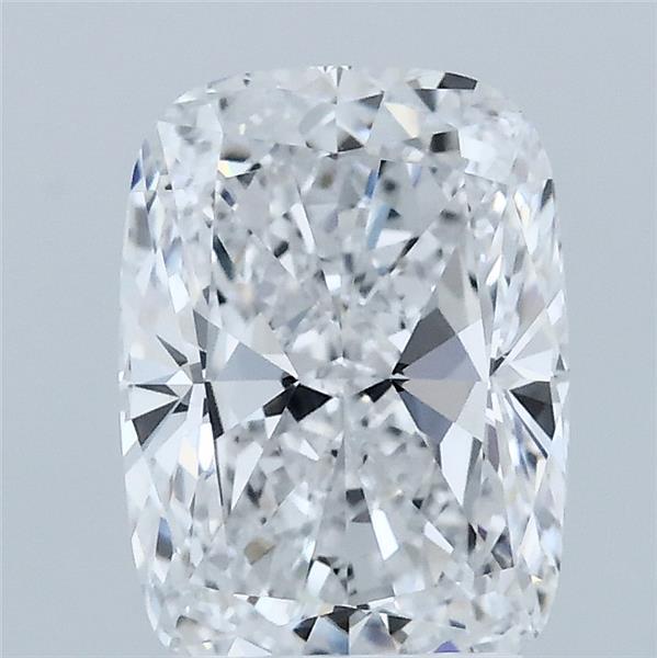 2.36 Carat Cushion Lab Grown Diamond, Excellent Polish, D Color, VVS2 Clarity