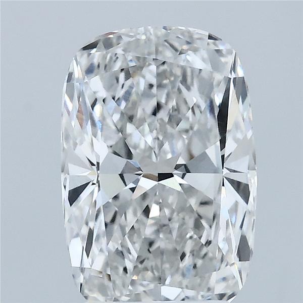 2.55 Carat Cushion Lab Grown Diamond, Excellent Polish, F Color, VVS2 Clarity