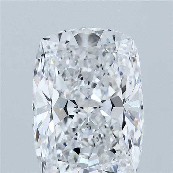 2.60 Carat Cushion Lab Grown Diamond, Excellent Polish, D Color, VVS2 Clarity