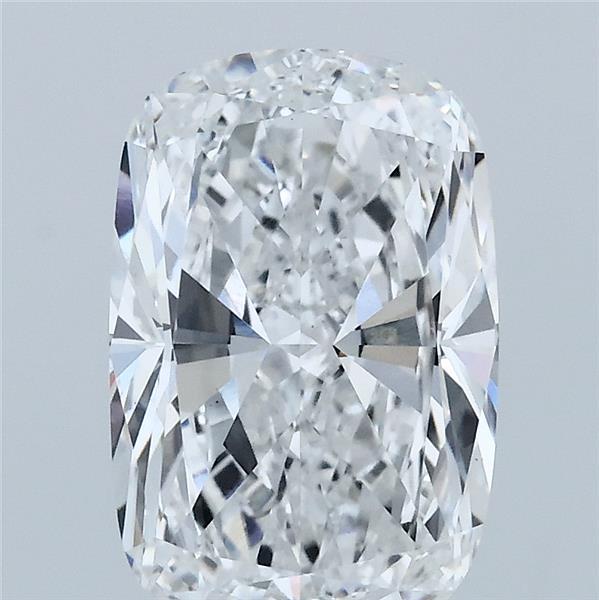 3.00 Carat Cushion Lab Grown Diamond, Excellent Polish, D Color, VS1 Clarity