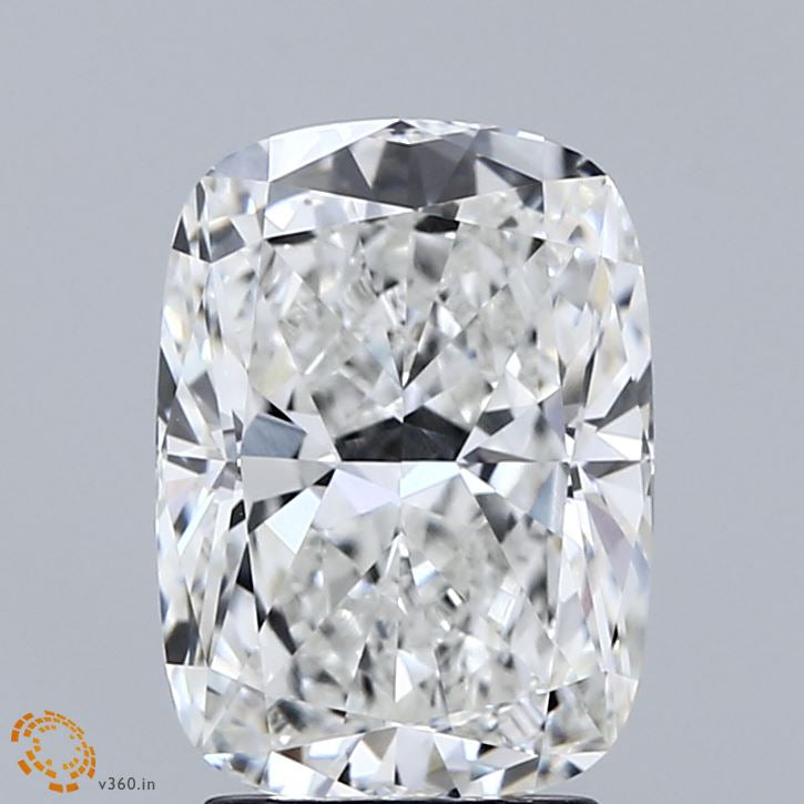 3.00 Carat Cushion Lab Grown Diamond, Excellent Polish, F Color, VS1 Clarity