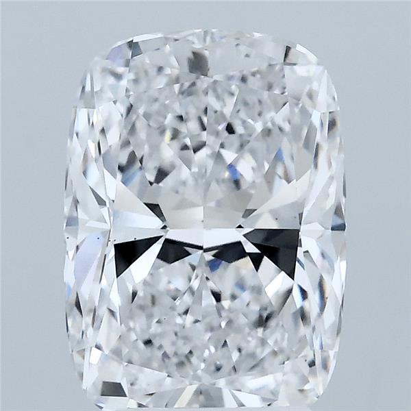 3.06 Carat Cushion Lab Grown Diamond, Excellent Polish, D Color, VS1 Clarity