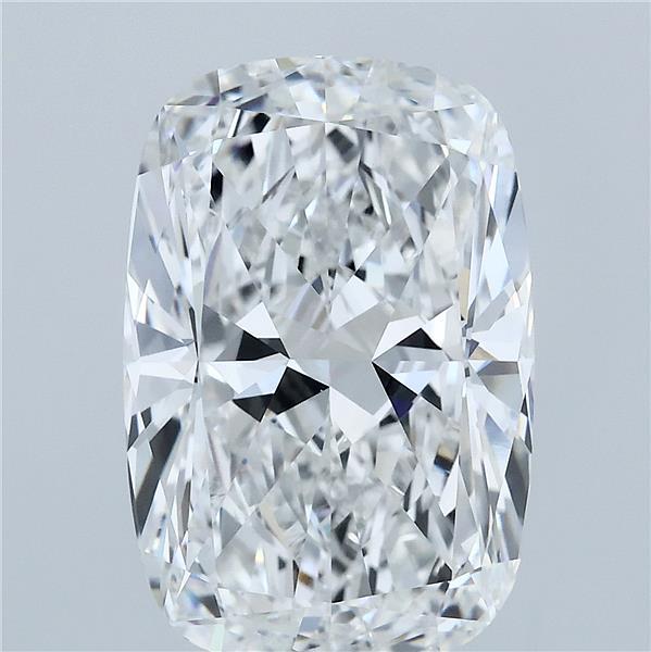 7.01 Carat Cushion Lab Grown Diamond, Excellent Polish, E Color, VVS2 Clarity