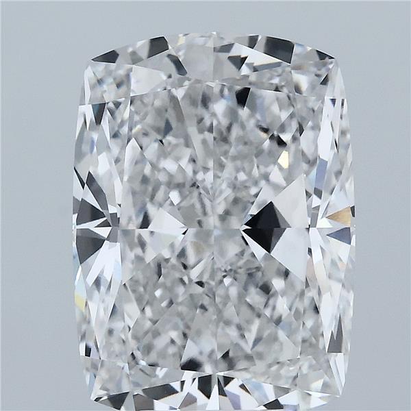 7.01 Carat Cushion Lab Grown Diamond, Excellent Polish, E Color, VVS2 Clarity