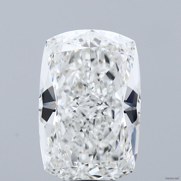 7.07 Carat Cushion Lab Grown Diamond, Excellent Polish, F Color, VVS2 Clarity