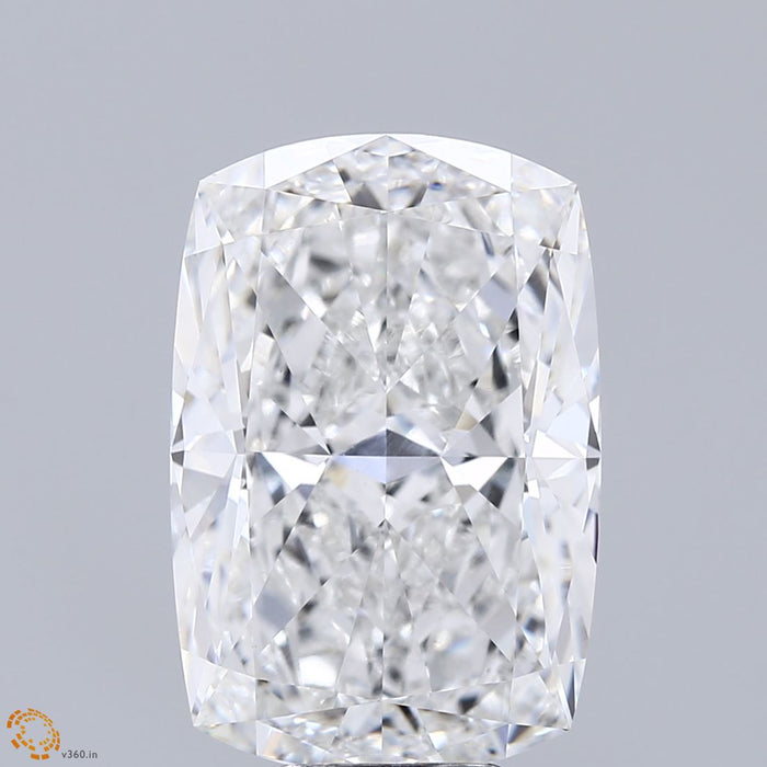 8.29 Carat Cushion Lab Grown Diamond, Excellent Polish, F Color, VVS2 Clarity